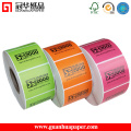 SGS Factory OEM Preprinted Label Sticker